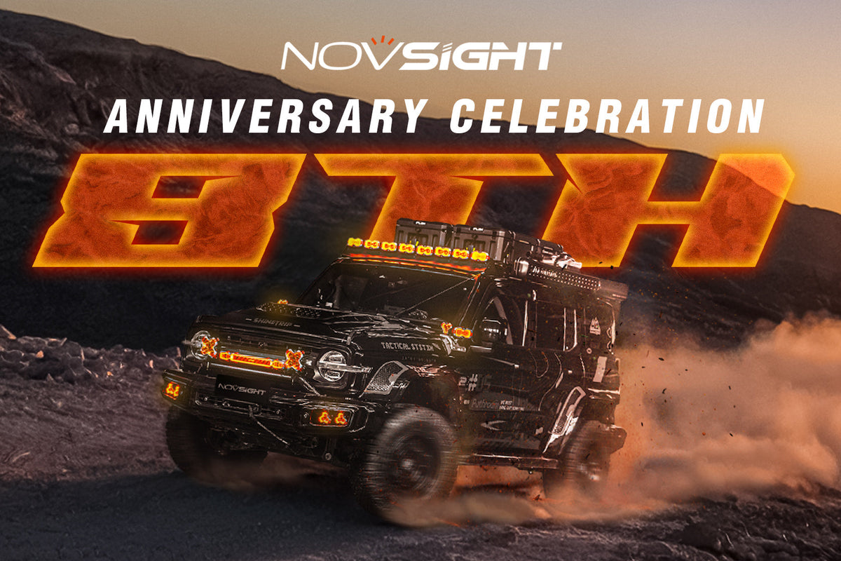 Novsight 8 Years Wild — Master the Trail Together
