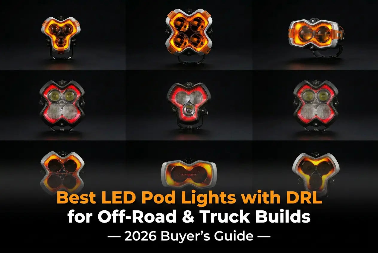 Best LED Pod Lights with DRL for Off-Road & Truck Builds (2026 Buyer's Guide)