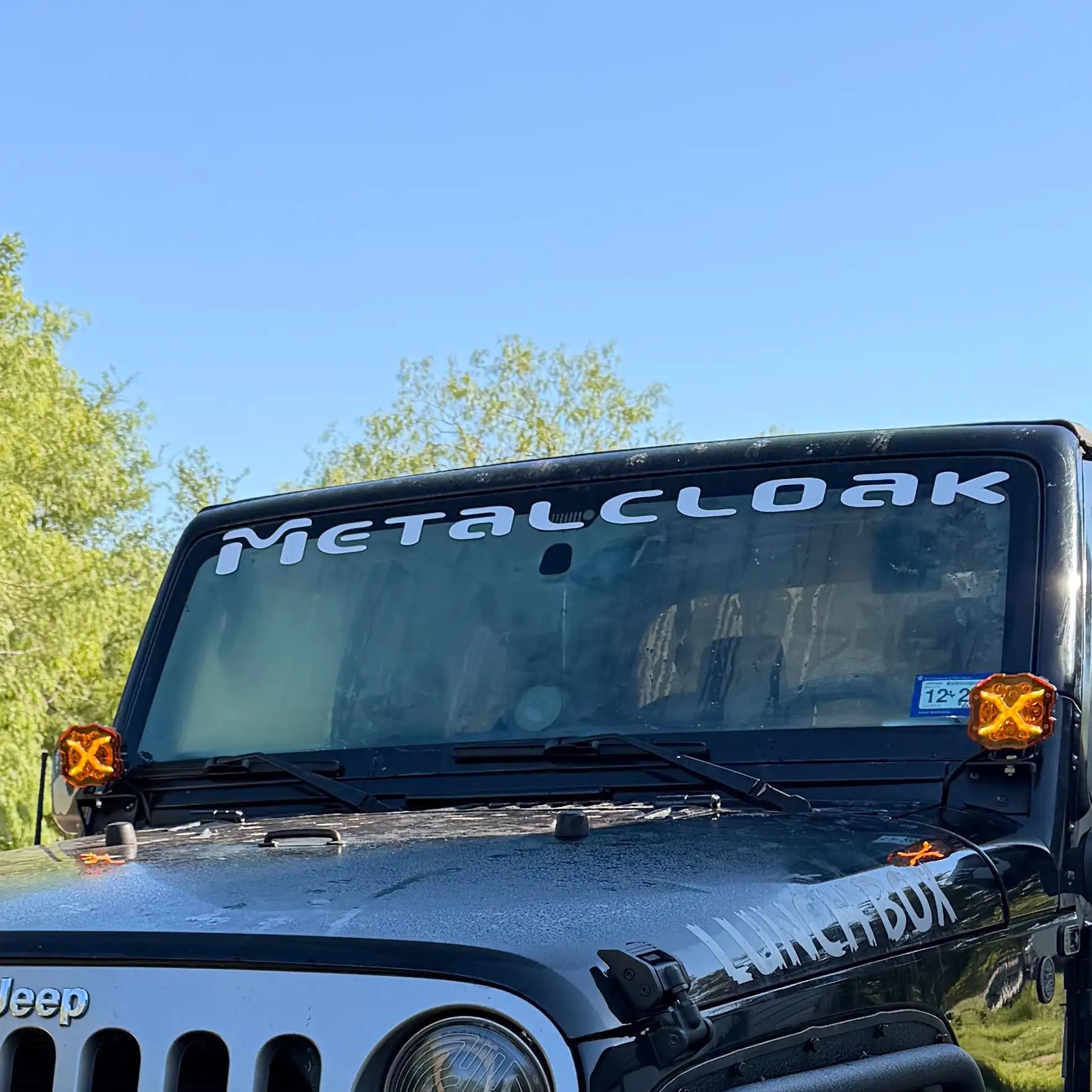 Jeep Wrangler JK Rubicon With X Series 4-Inch LED Pod Light X-Line DRL Driving Lights