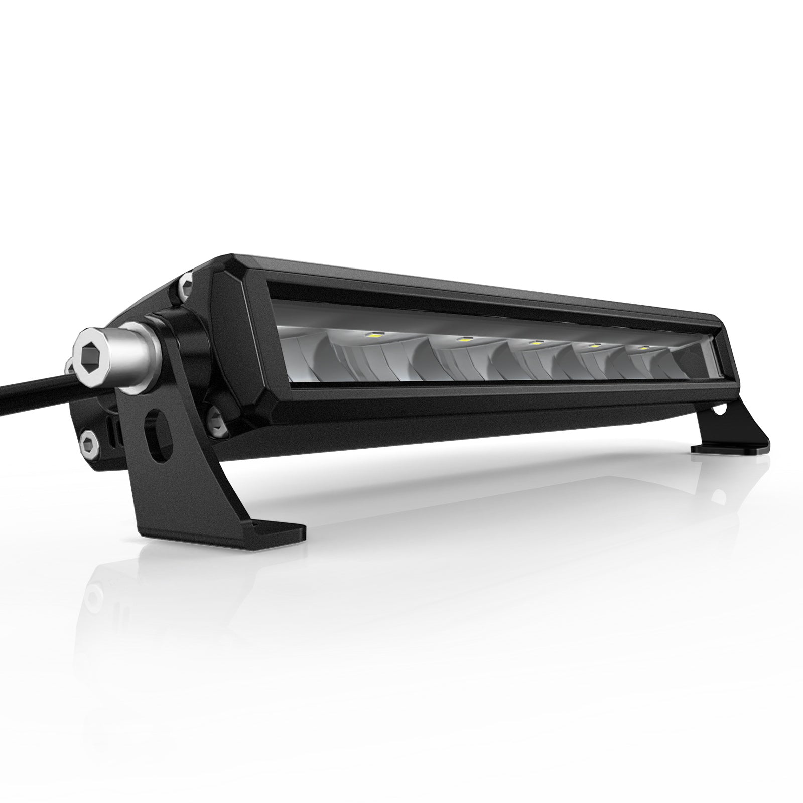 Rock Series 8-52 Inch Single Row LED Off-Road Light Bar High Power with Bracket - NOVSIGHT