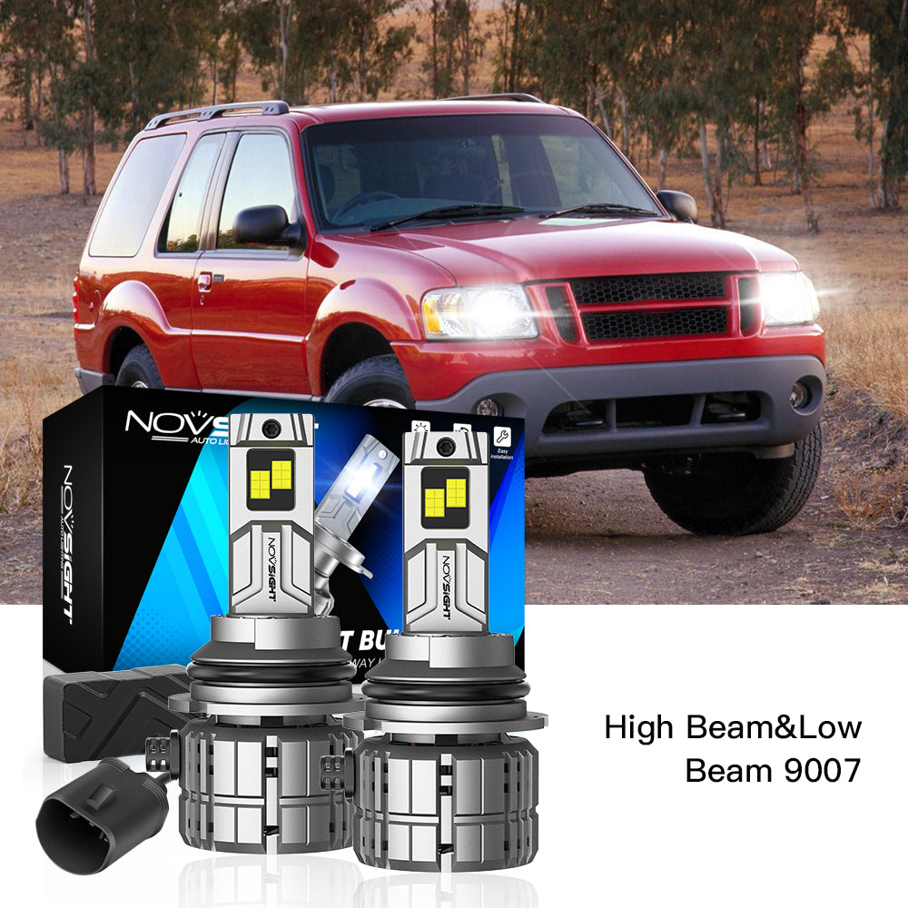 Fit for 2002-2005 Ford Explorer Sport 9007 HB5 LED Headlights Bulbs - NOVSIGHT
