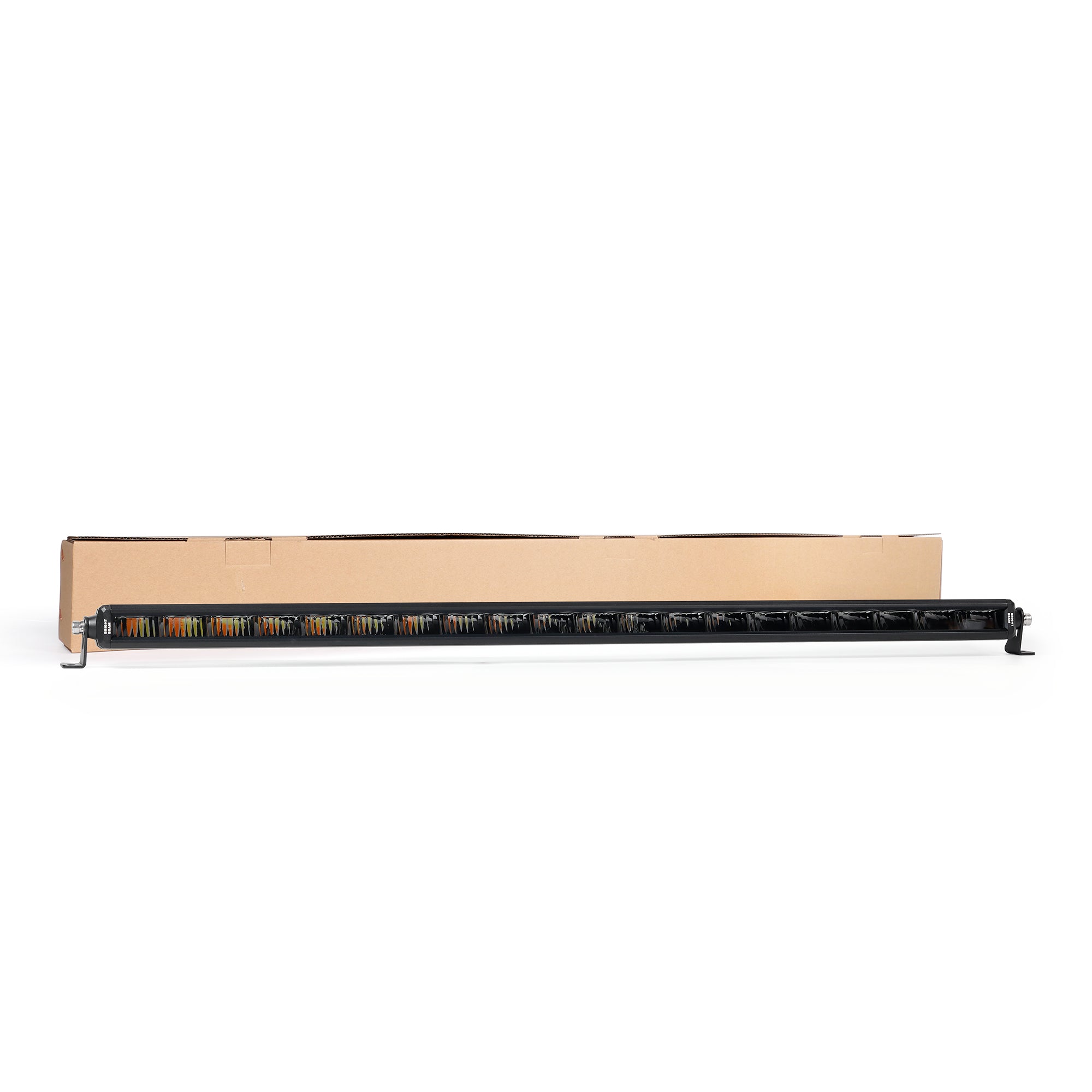 Off Road LED Light Bar 40 Inch Single Row Dual Beam White Amber - NOVSIGHT
