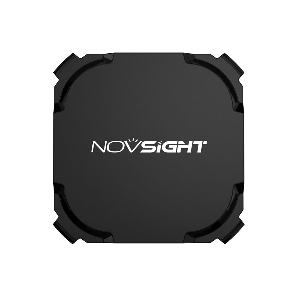 CYBER 3-inch LED Pod Light Black Amber Shield Cover (2pcs/Set) - NOVSIGHT