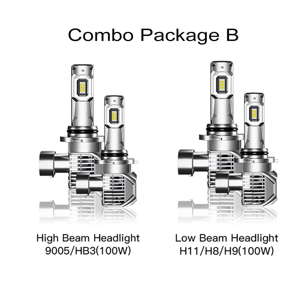 2014-2015 Honda Civic Exterior Interior LED Lights Bulbs Package Headlights Signal Lights Bundle - NOVSIGHT