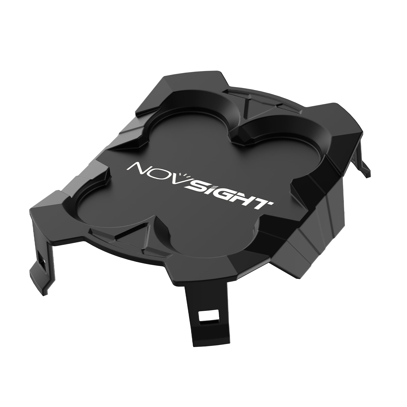 CYBER Series 6-inch LED Pod Light Black Amber Shield Cover (2pcs/pack)