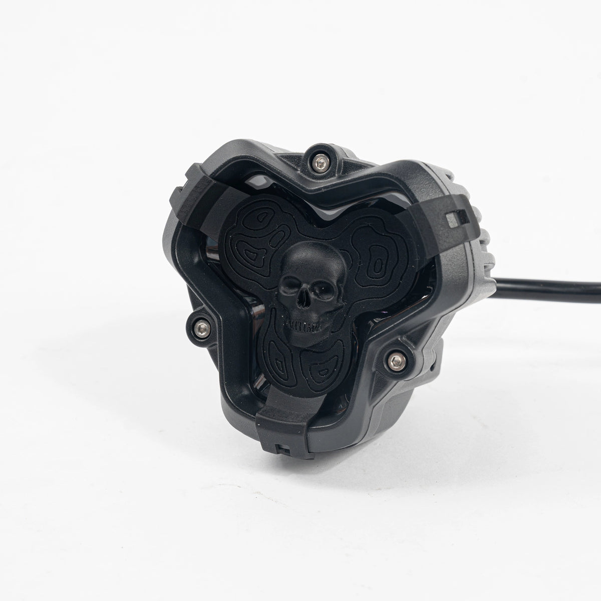 NOVSIGHT HALO 3" Skull Blackout Covers with DRL Cutouts (2pcs/Set)