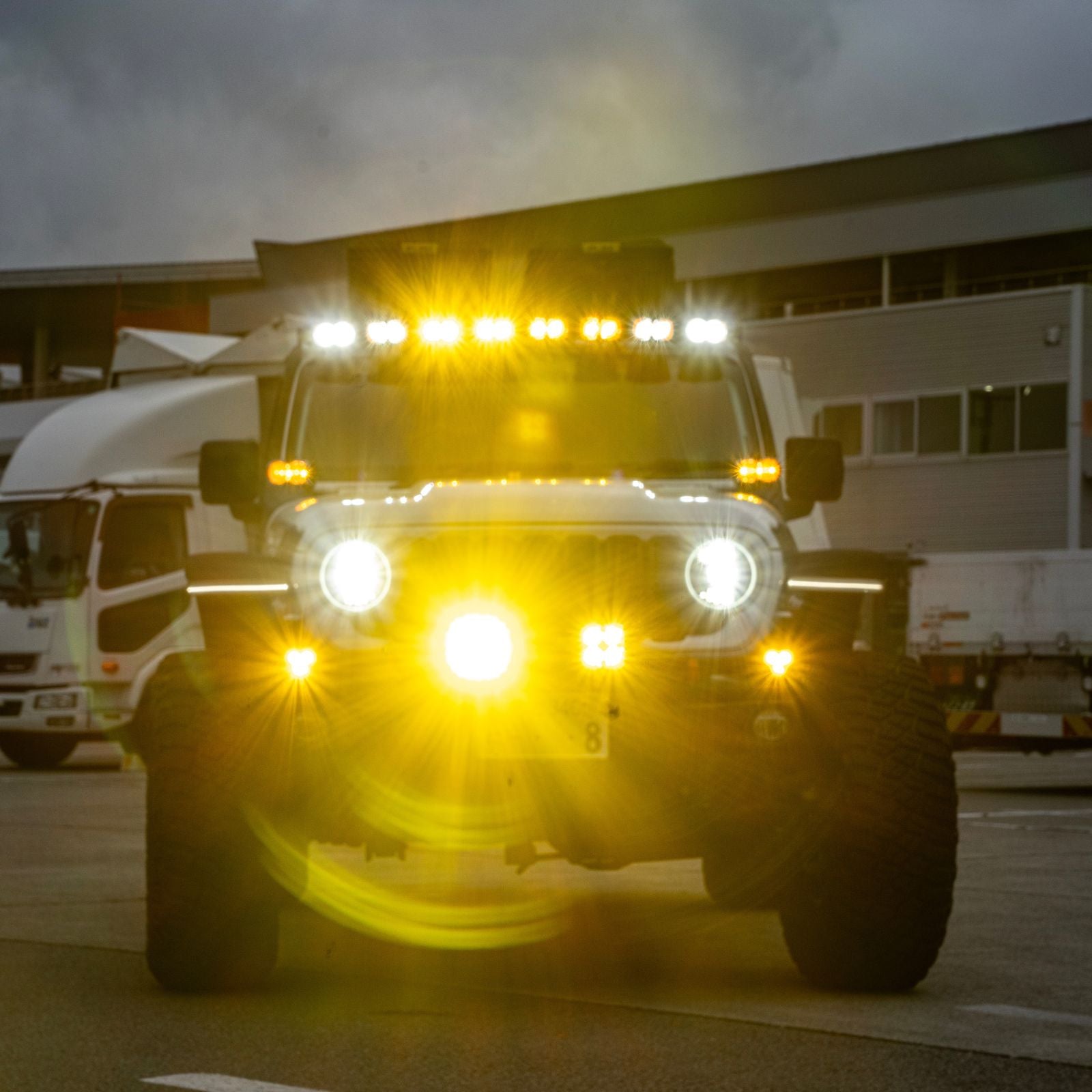 HALO Series 4.5-inch Pod Lights Combined LED Light Bar - NOVSIGHT