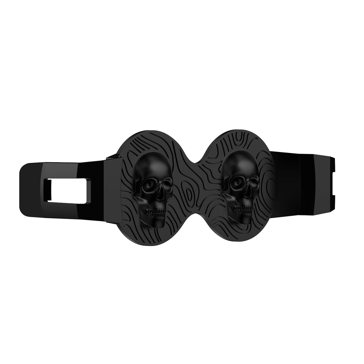 NOVSIGHT HALO 4.5" Dual-Skull Blackout Covers with DRL Cutouts (2pcs/Set)