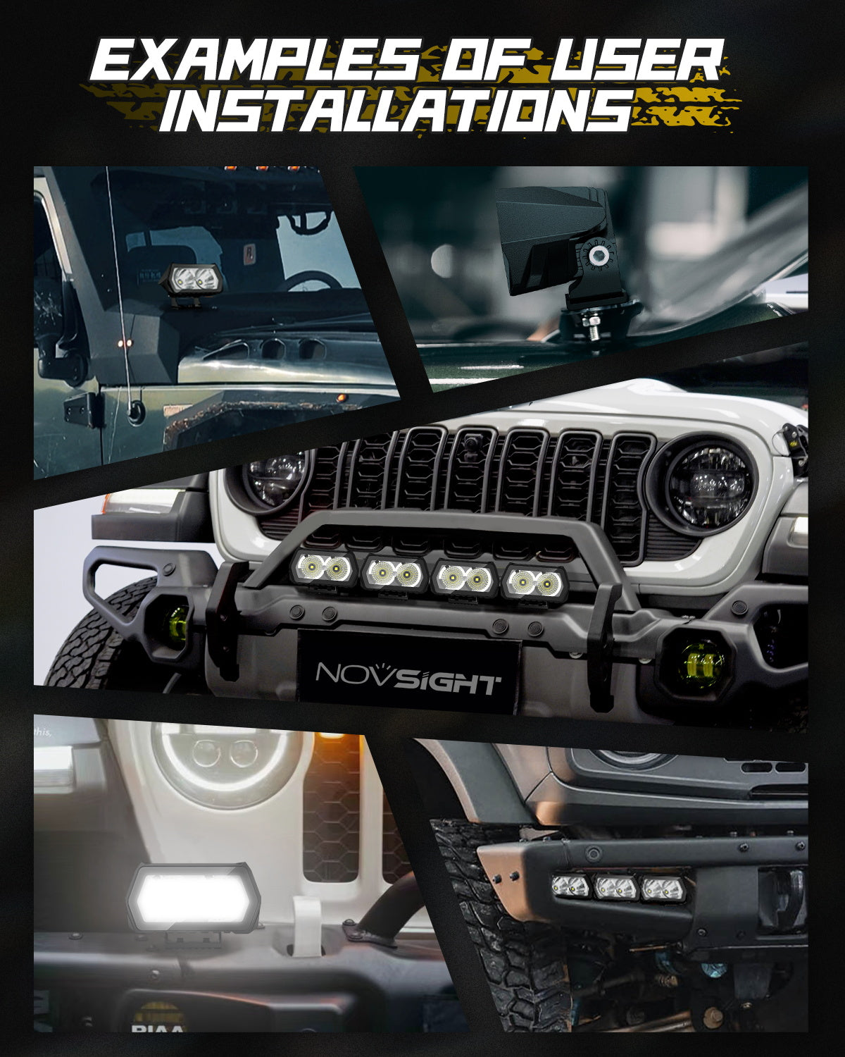 Rock Series | 3.5-inch LED Pod Lights Spotlights - NOVSIGHT