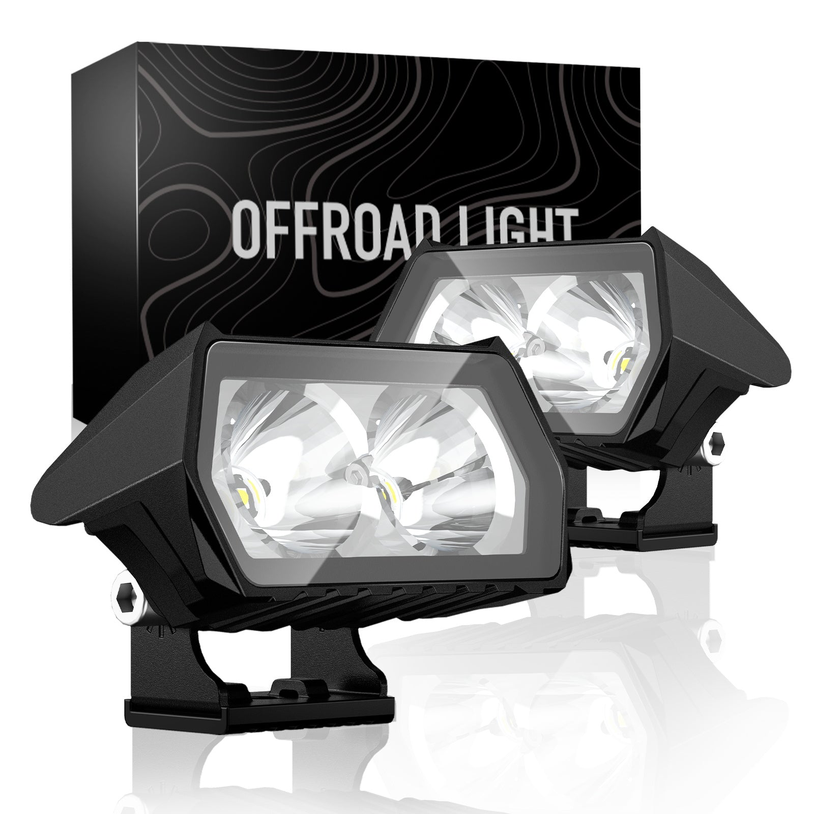 Rock Series | 3.5-inch LED Pod Lights Spotlights - NOVSIGHT