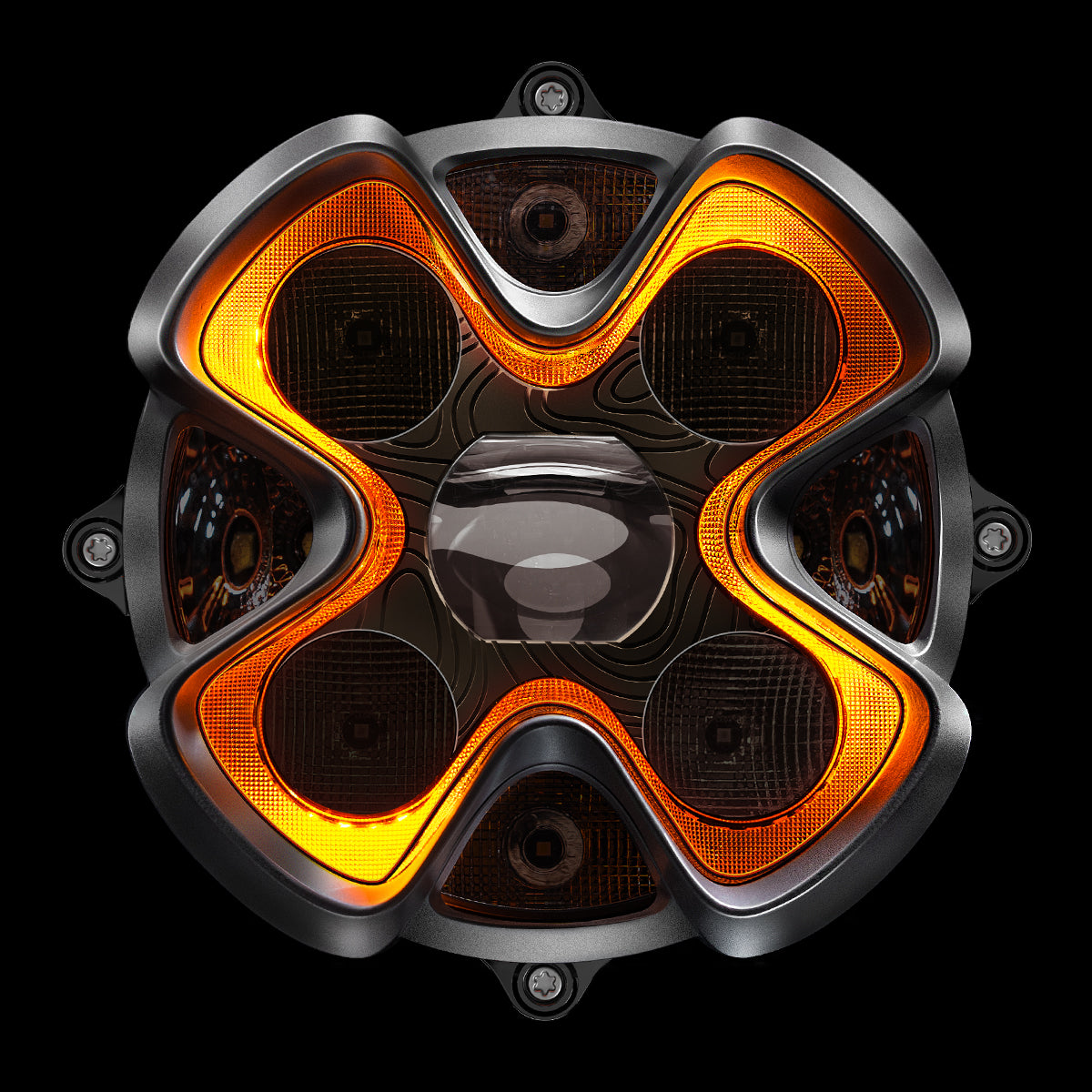 HALO Pro Series 8-inch LED Pod Lights with Dynamic DRL Modes - NOVSIGHT
