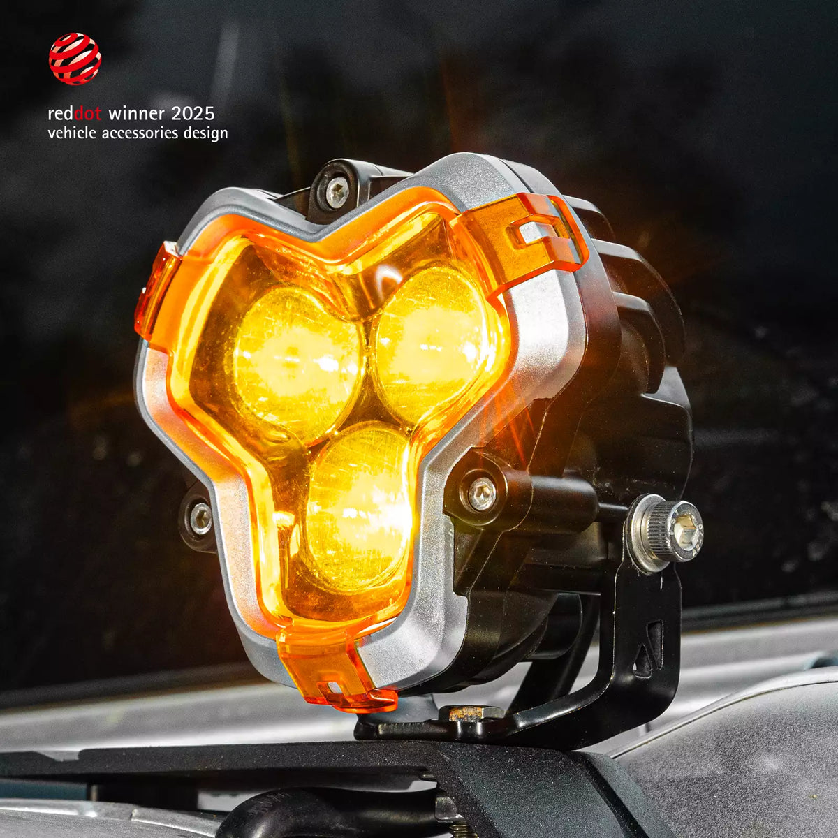 NOVSIGHT HALO Series 3.5'' LED Pods with DRL 48W Twin Light Kit
