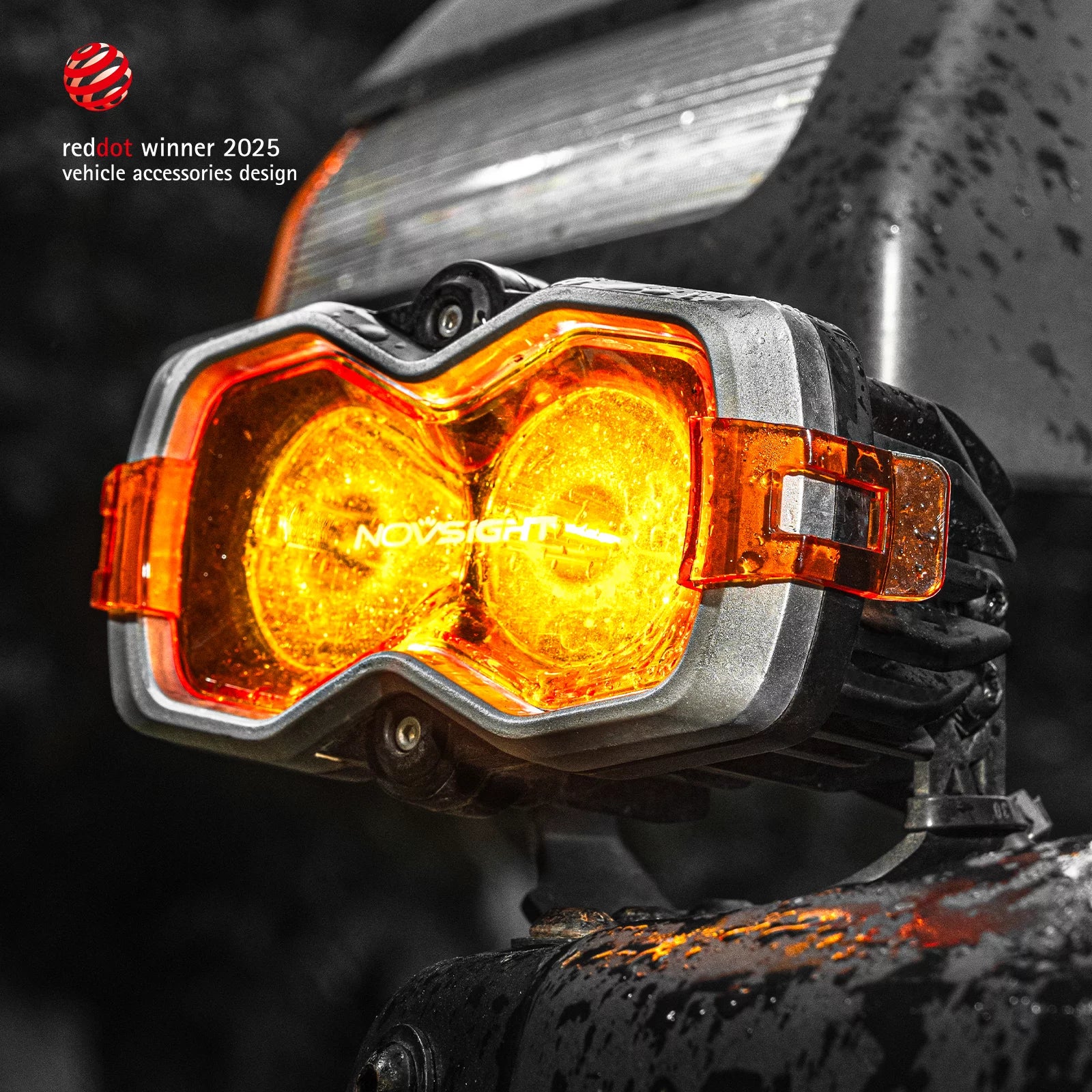 HALO Standard Series 4.5" LED Pod Lights with DRL 35W Twin Light Kit System Pair