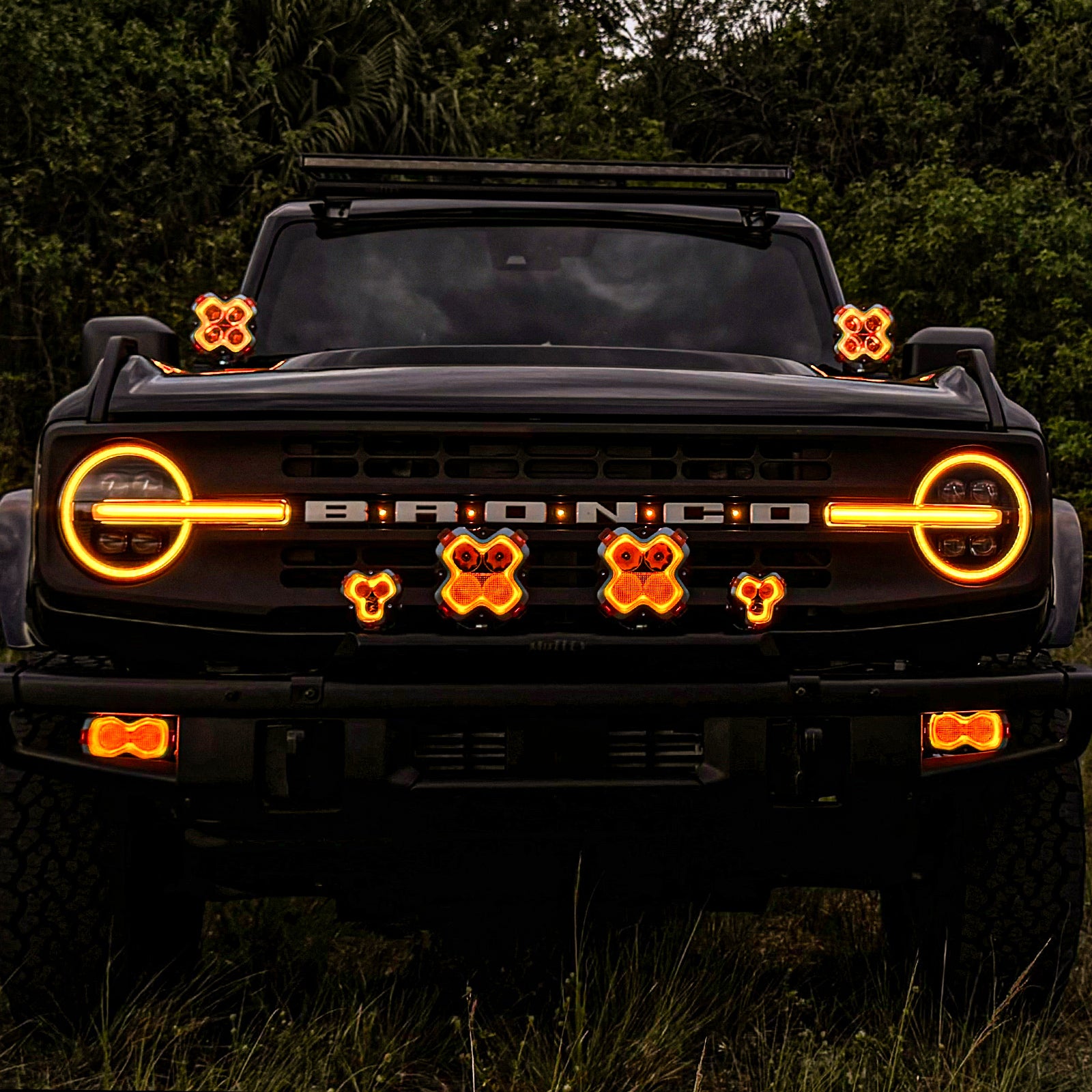 HALO Standard Series Off-road LED Pod Lights for Ford Bronco 3