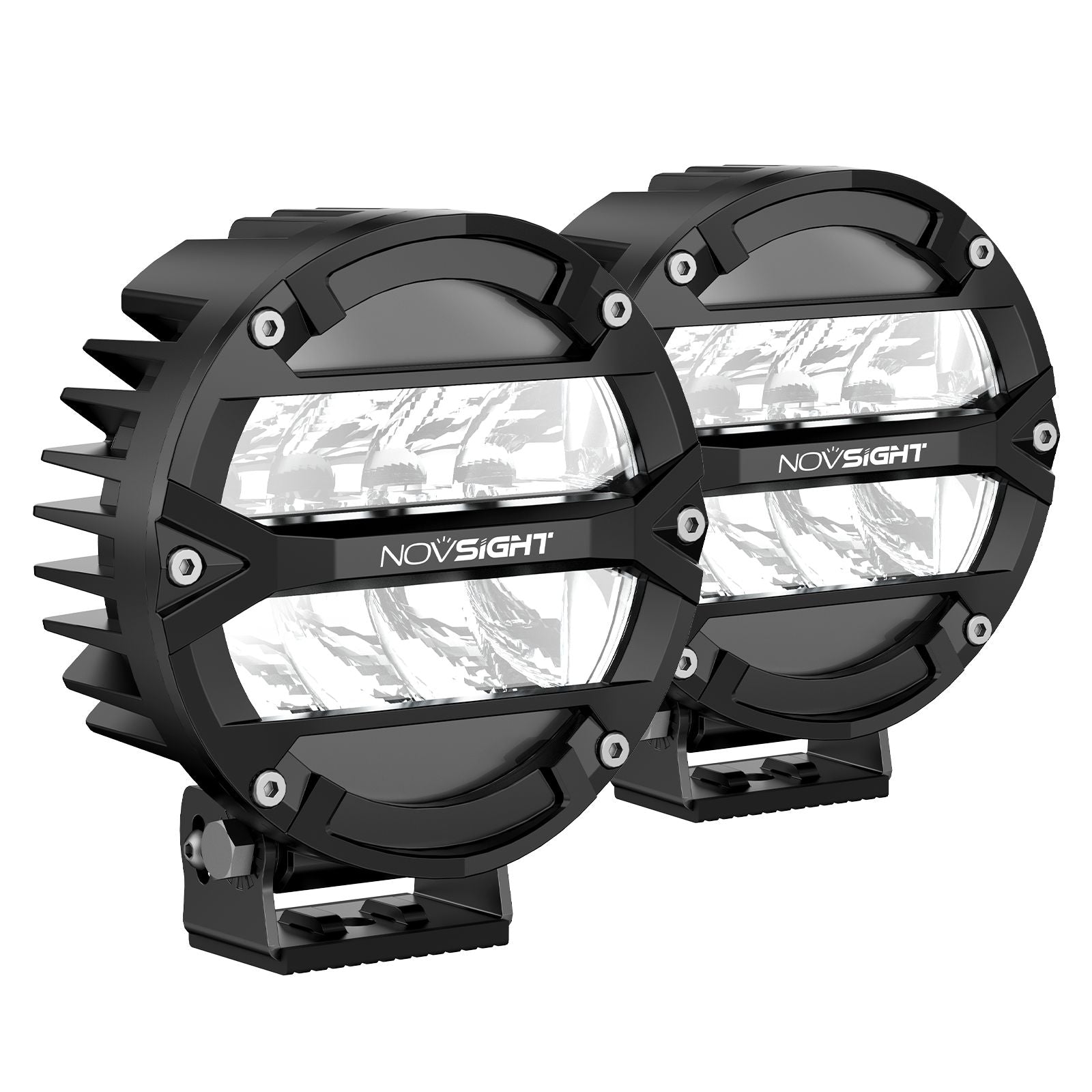Rock Series | 5-inch LED Pod Round Lights Spotlights - NOVSIGHT