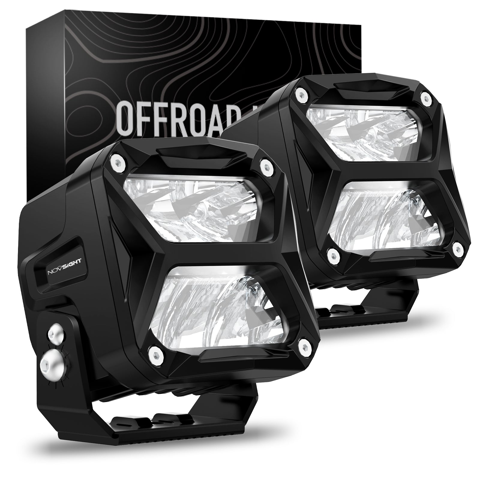 Rock Series | 4-inch LED Pod Lights Spotlights - NOVSIGHT