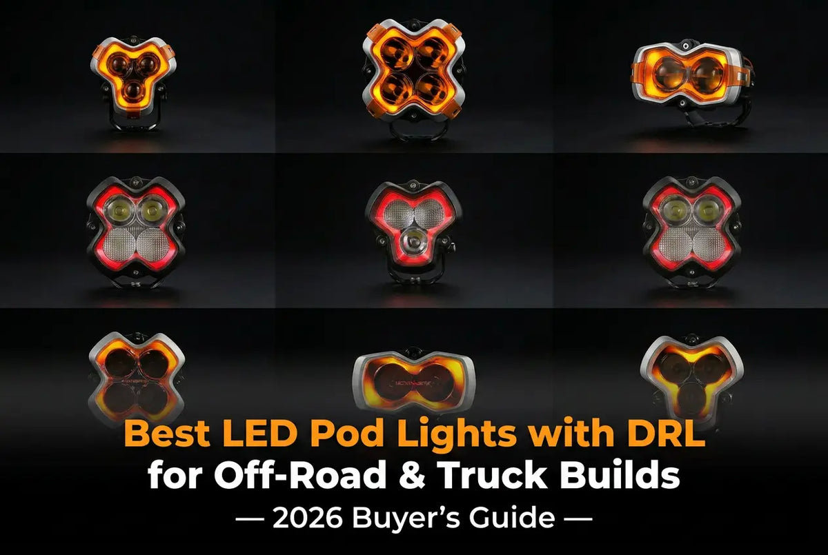 Best LED Pod Lights with DRL for Off-Road & Truck Builds (2026 Buyer's Guide)