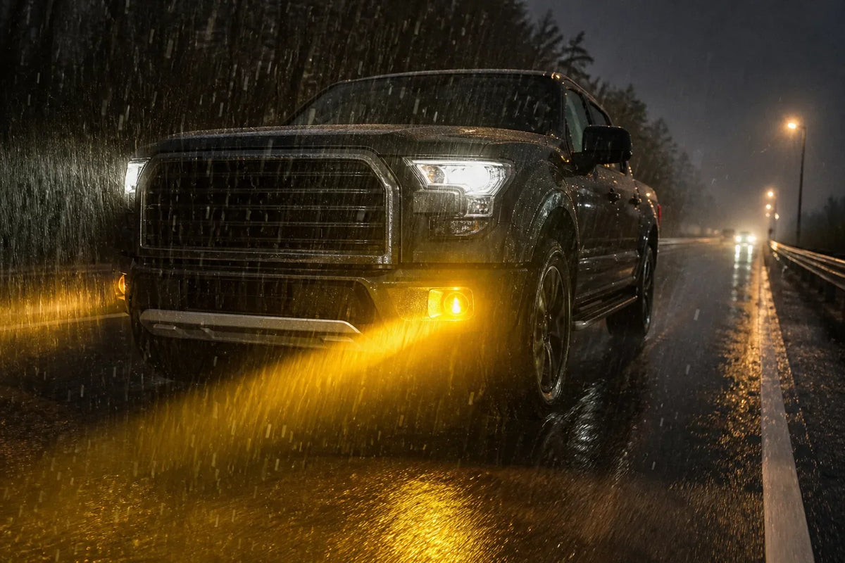 Yellow H11 LED Fog Light Bulbs: Snow and Fog Performance Guide
