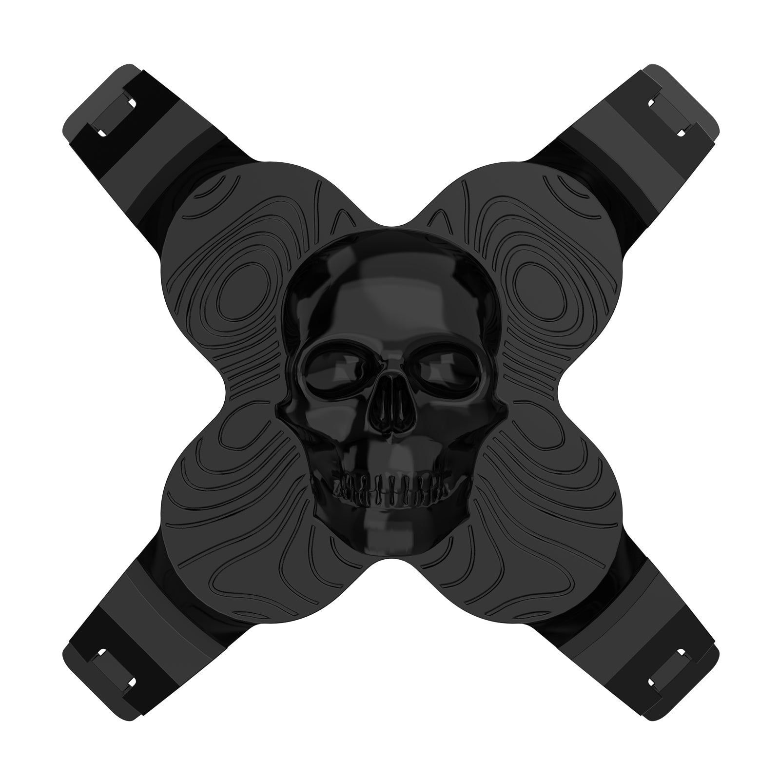 NOVSIGHT HALO 6" Skull Blackout Covers with DRL Cutouts (2pcs/Set)