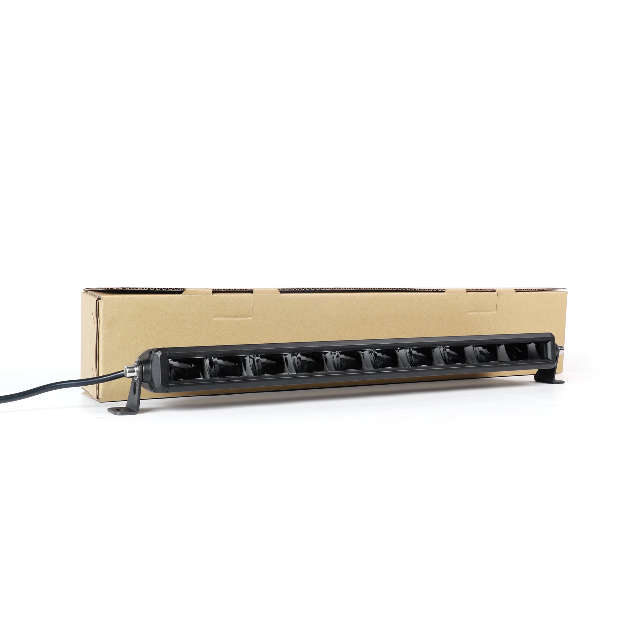 Off Road LED Light Bar 20 Inch Single Row Dual Beam White Amber - NOVSIGHT