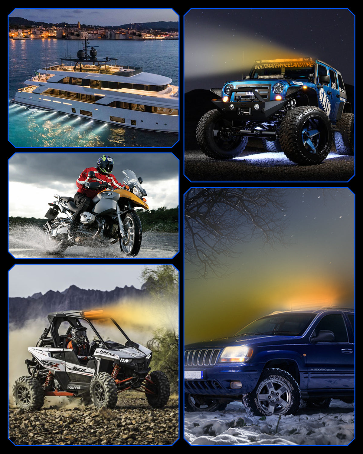 Off Road LED Light Bar 10 20 30 40 50 Inch Single Row Dual Beam White Amber - NOVSIGHT