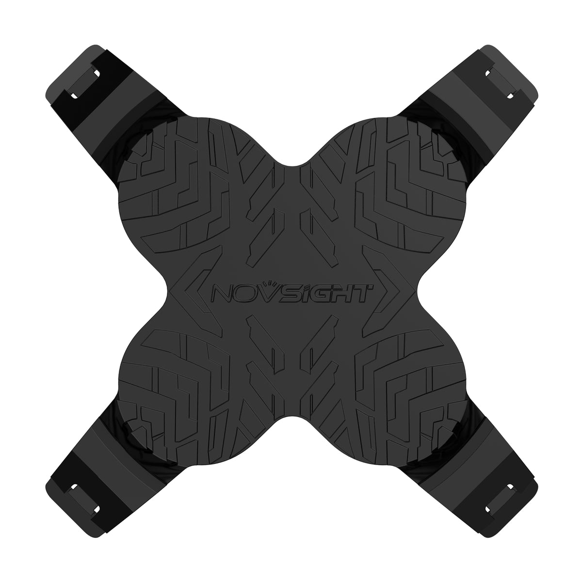 NOVSIGHT HALO 6" Tire Tread Blackout Covers with DRL Cutouts (2pcs/Set)