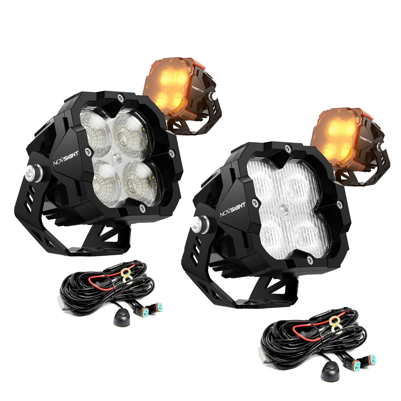 3 Inch LED Pod Driving Fog Flood Spot Ditch Light Off-Road Cube