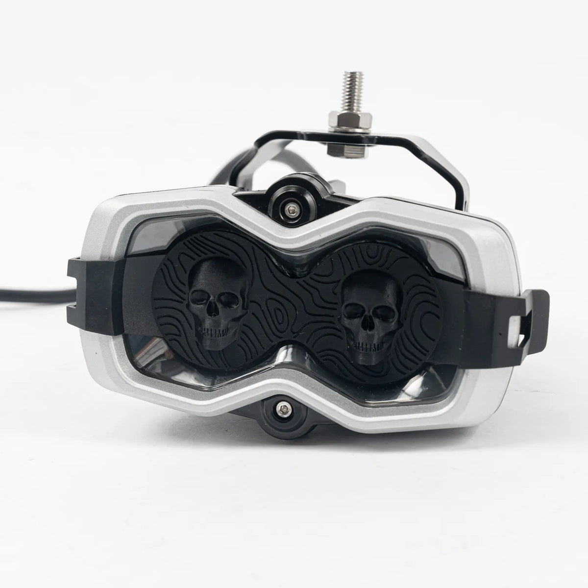 NOVSIGHT HALO 4.5" Dual-Skull Blackout Covers with DRL Cutouts (2pcs/Set)