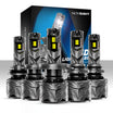 N70 Series | H4 H7 H11 H13 9004 9005 9006 9007 9012 LED Bulbs Super Bright Headlights 240W 50000LM 6500K White | 2 Bulbs - NOVSIGHT