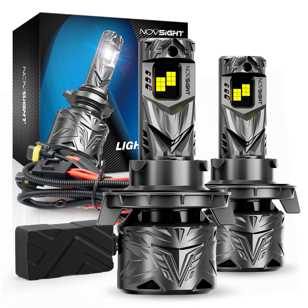 Chevy Cruze 2011 2012 2013 2014 2015 LED Headlight Bulb H13 9008 Dual Beam Light Replacement Conversion Kit pack of 2 - NOVSIGHT