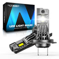 N99 Series Wireless | H7 LED Headlight Bulbs 100W 24000LM 6500K White | 2 Bulbs - NOVSIGHT