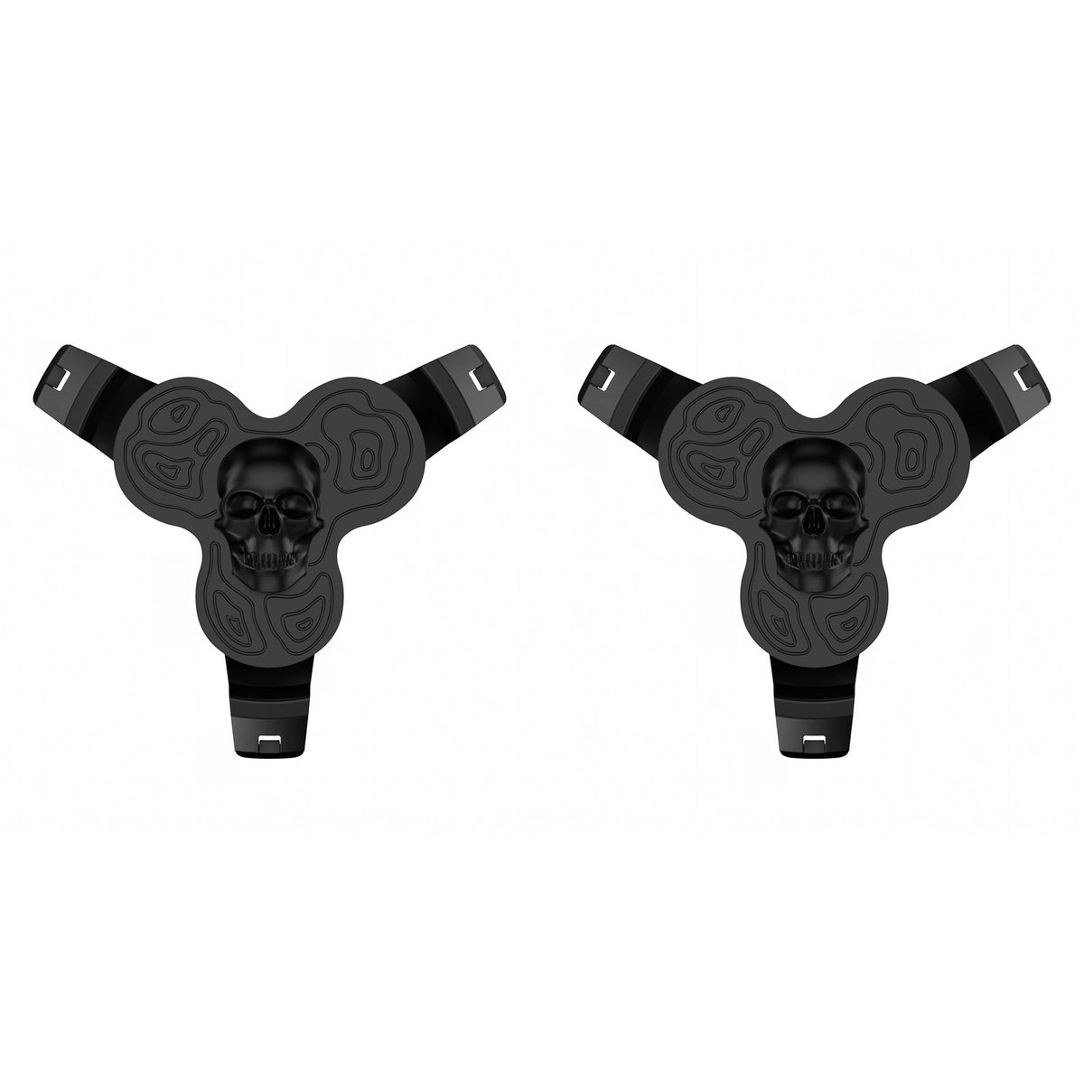 NOVSIGHT HALO 3" Skull Blackout Covers with DRL Cutouts (2pcs/Set)
