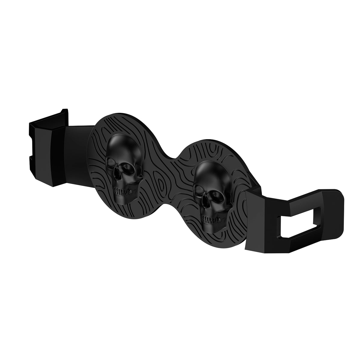 NOVSIGHT HALO 4.5" Dual-Skull Blackout Covers with DRL Cutouts (2pcs/Set)