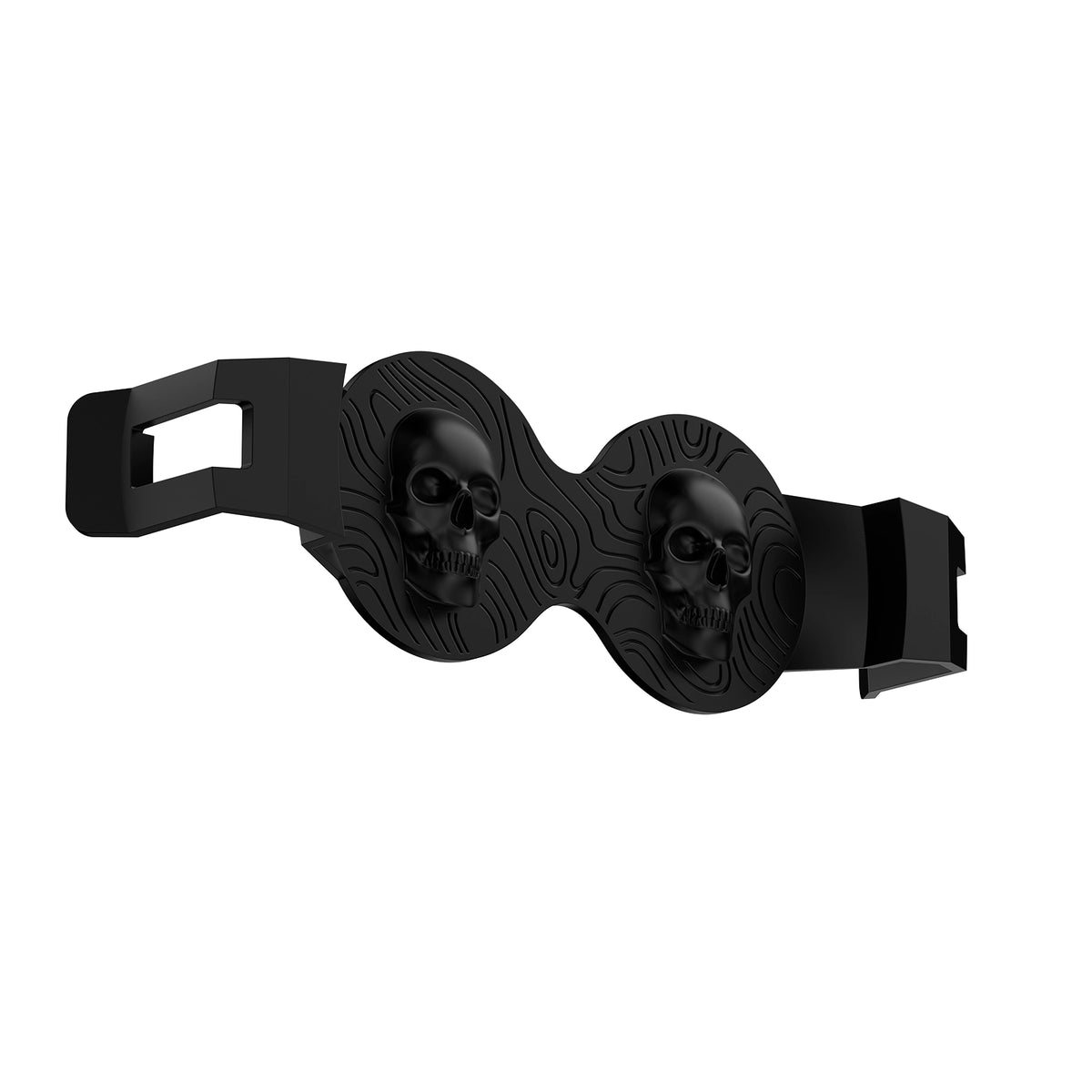 NOVSIGHT HALO 4.5" Dual-Skull Blackout Covers with DRL Cutouts (2pcs/Set)