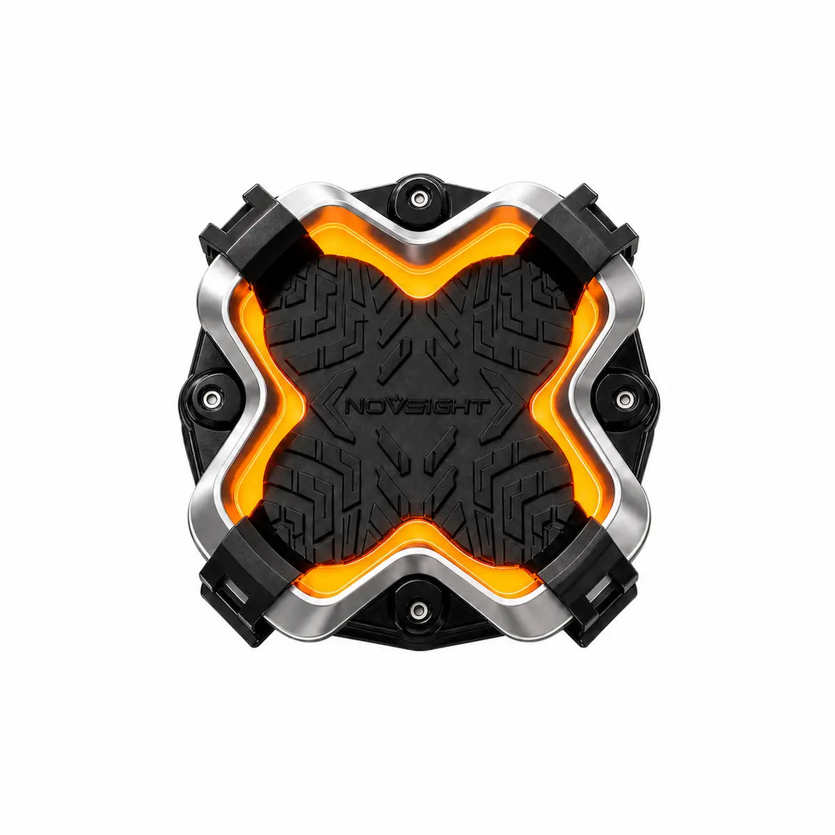 NOVSIGHT HALO 6" Tire Tread Blackout Covers with DRL Cutouts (2pcs/Set)