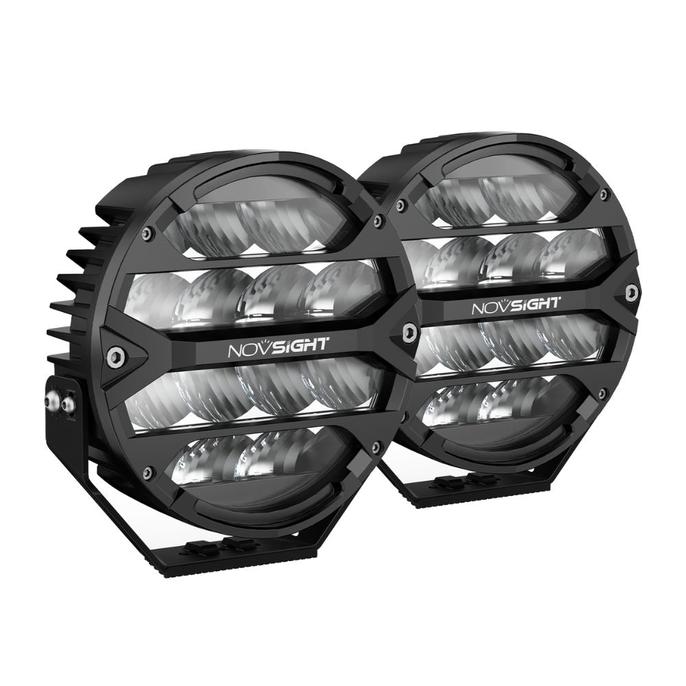 Rock Series | 9-inch LED Pod Round Lights Diving Lights - NOVSIGHT