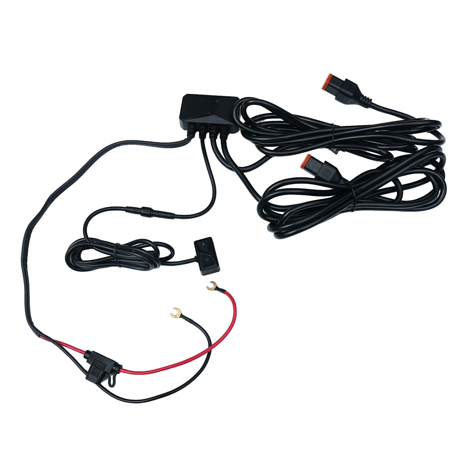 CYBER Series 6-inch LED Pod Lights Wiring Harness Kit with Controller - NOVSIGHT
