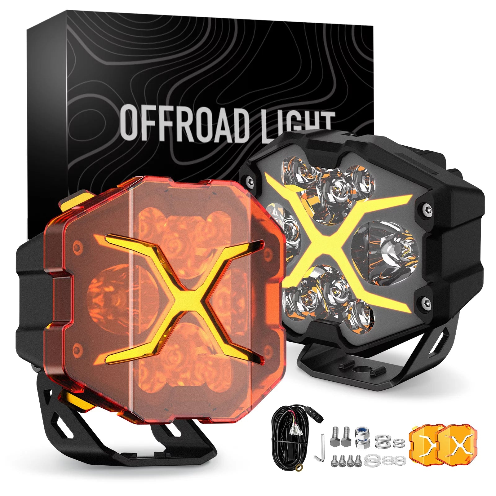 X-Series | 4-inch LED Pod Light X-Line DRL Driving Beam