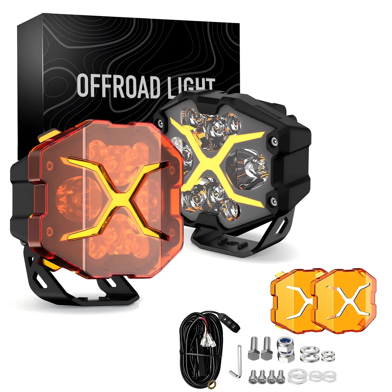 X-Series | 4-inch LED Pod Light X-Line DRL Driving Beam