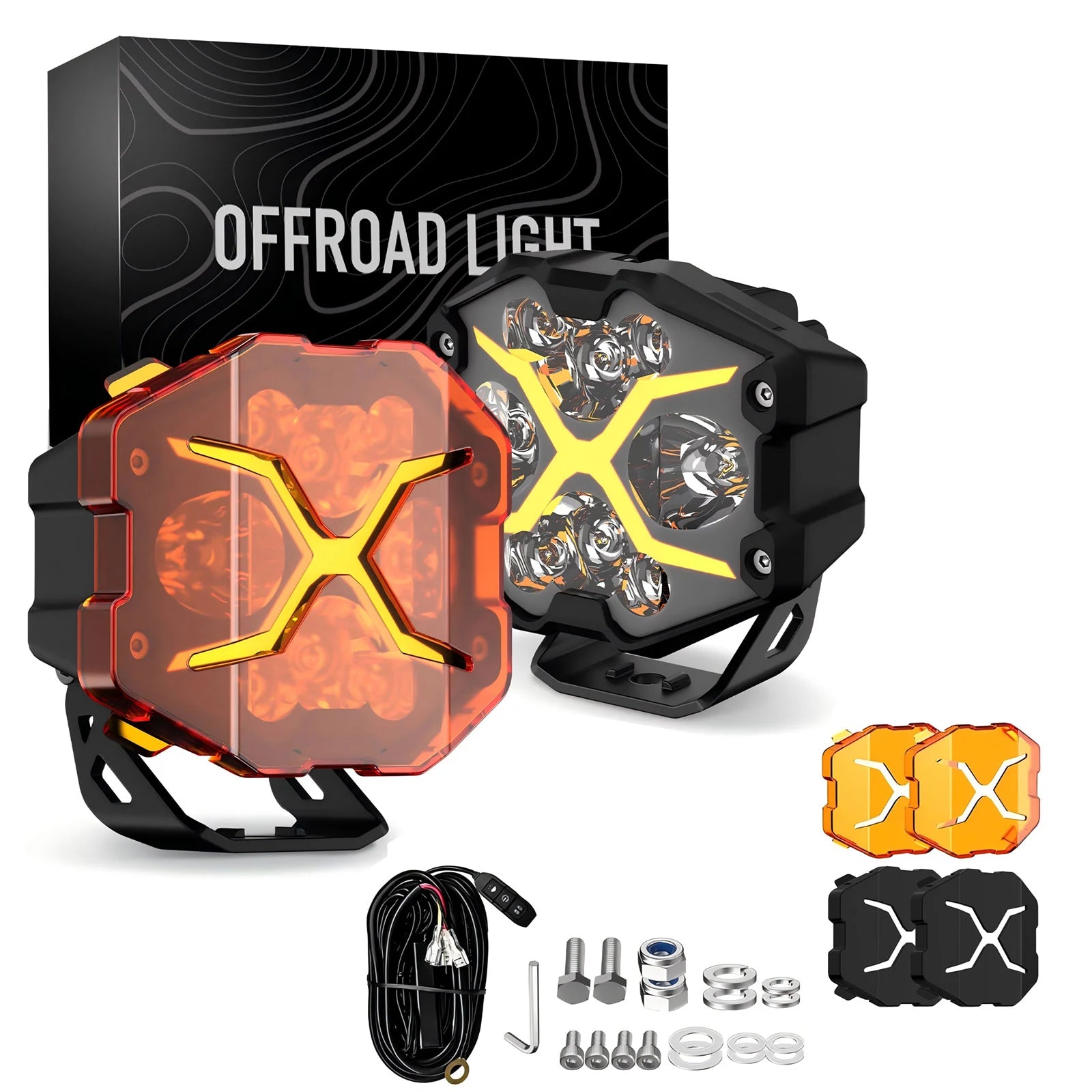 X-Series | 4-Zoll LED Pod Light X-Line Tagfahrlicht (DRL) Fahrlicht