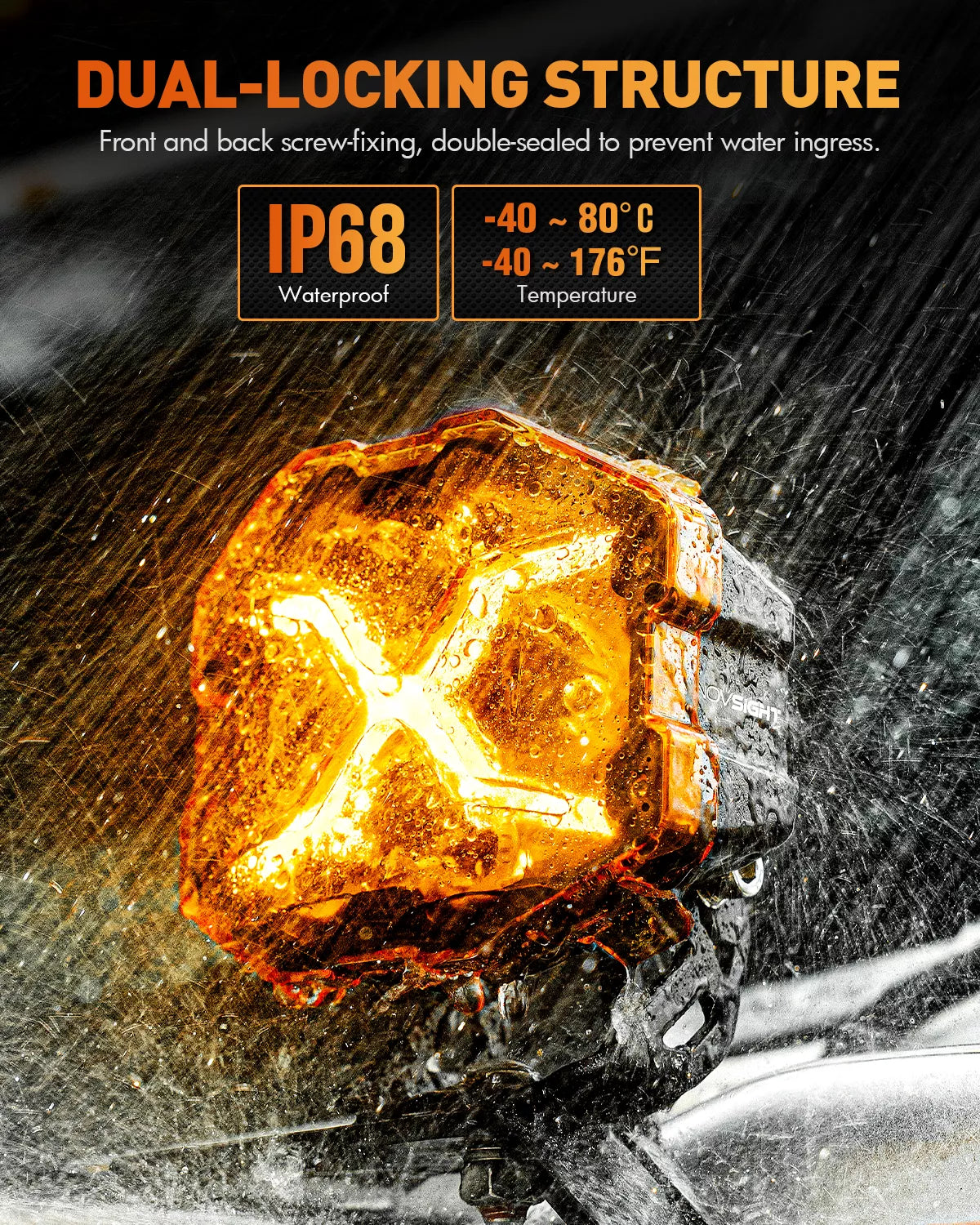 X-Series | 4-Zoll LED Pod Light X-Line Tagfahrlicht (DRL) Fahrlicht