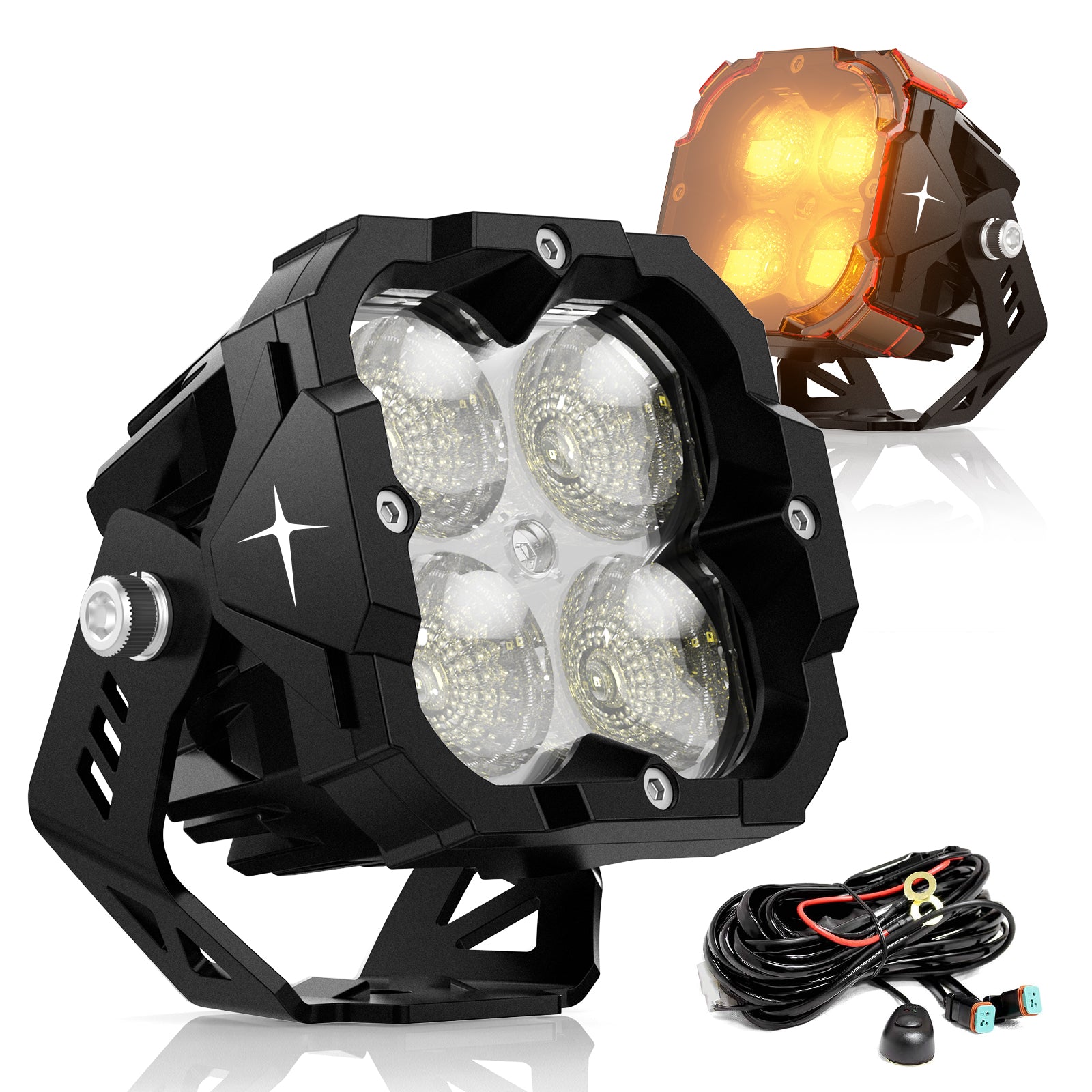 3 Inch Cube LED Pod Lights - NOVSIGHT