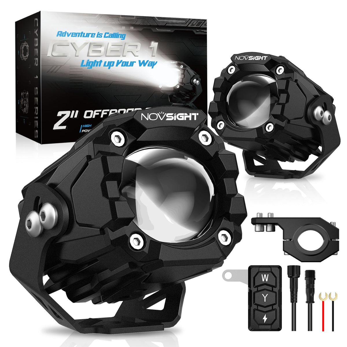 CYBER Series | 2 Inch LED Pods Off-road Motorcycle UTV ATV Driving Lights Multi Modes