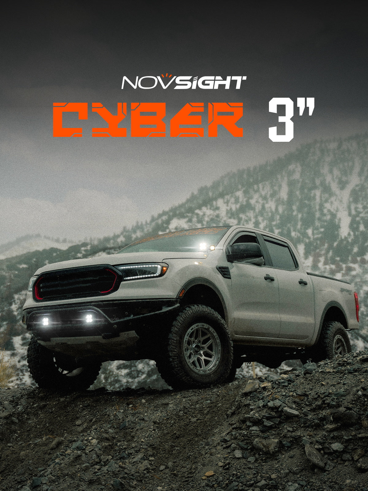 Novsight Cyber 1 Series 3-Inch LED Pod Lights