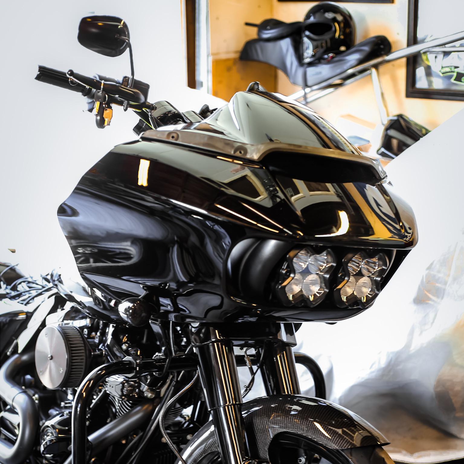 Halo Series LED Pod Lights Kit for Harley Motorcycles - NOVSIGHT