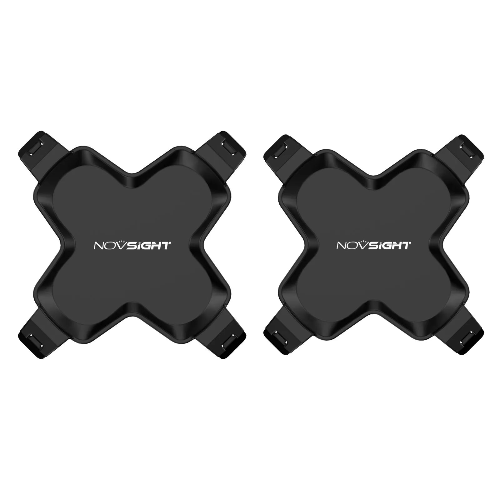 HALO 6-inch LED Pod Light Black Amber Shield Cover (2pcs/Set)