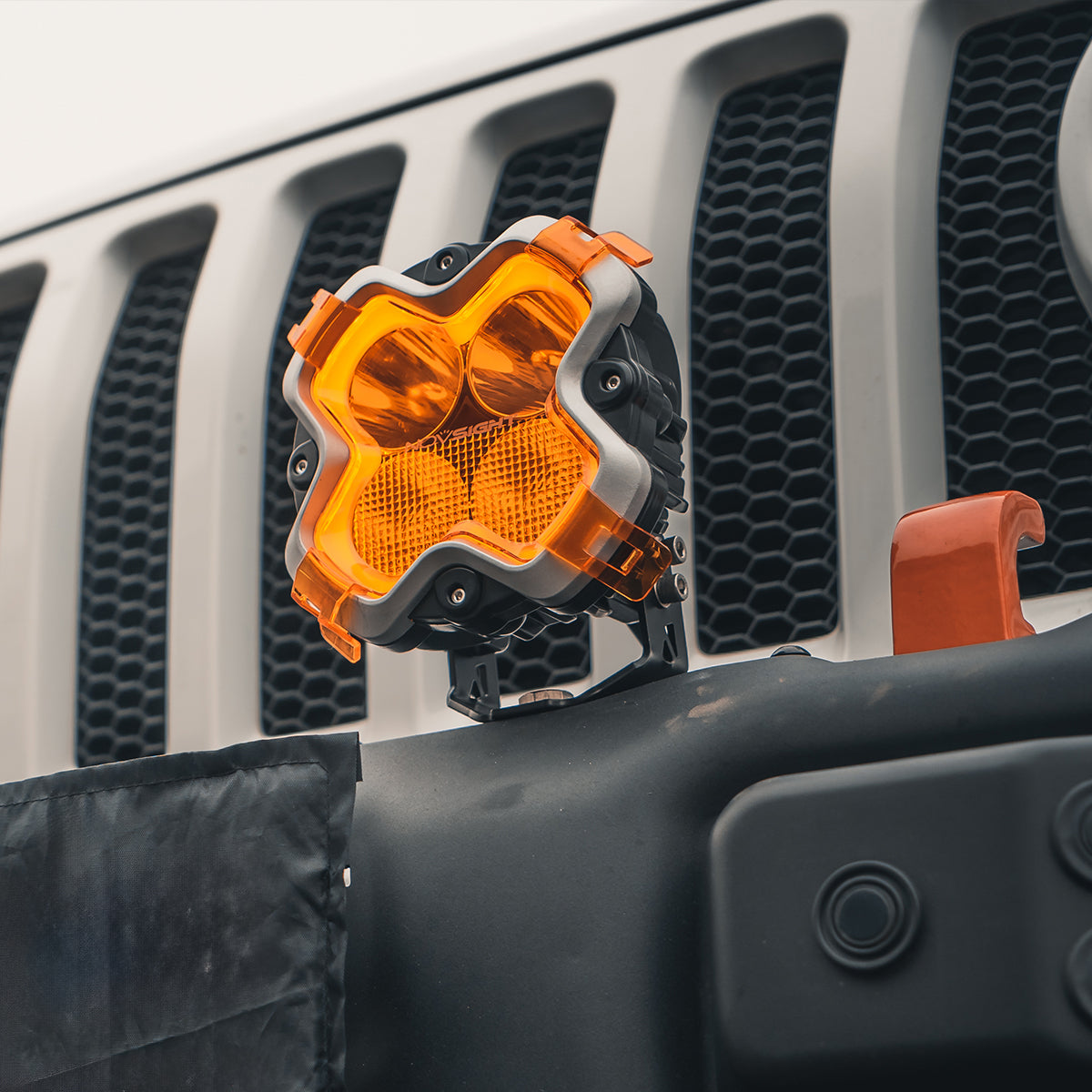 Halo Series 6-inch LED Pod Lights Kit for Jeep Wrangler Jeep Gladiator Jeep Mojave - NOVSIGHT