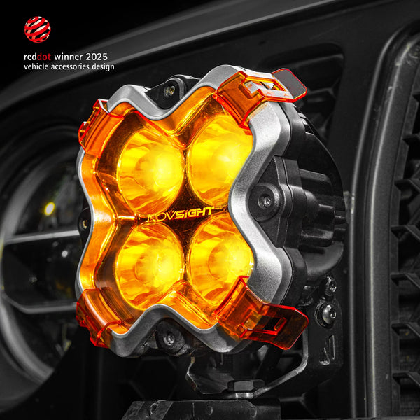 HALO Standard Series 6" LED Pod Lights with DRL 60W Twin Light Kit System Pair