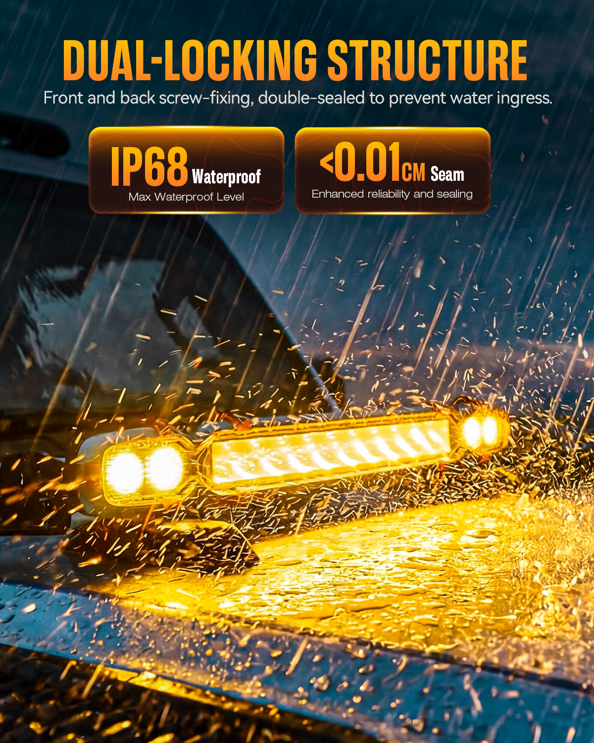 HALO Pro Series 20-inch LED Light Bar with Dynamic DRL Modes - NOVSIGHT
