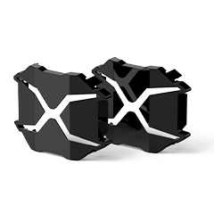 X7 led pod light black lens covers